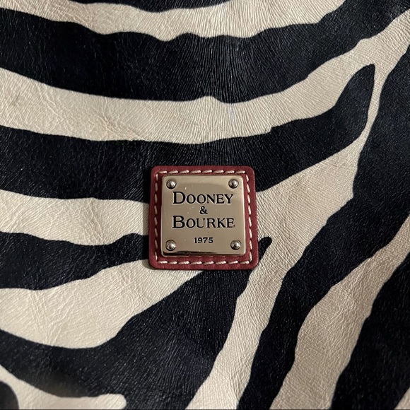 Dooney & Bourke Zebra Print Hobo - Picture 2 of 9